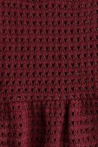 Crochet-Look Strappy Top