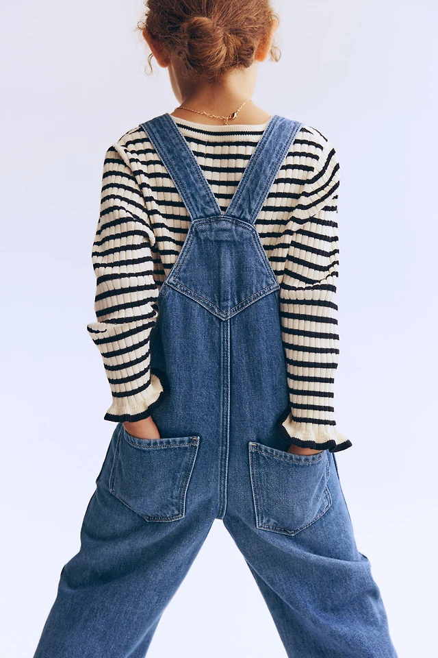 h and m overall dress Ladies - Denim Blue Denim Overall Dress - Size: XL