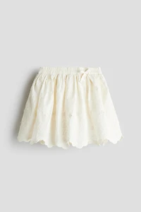 Embroidered Cotton Skirt