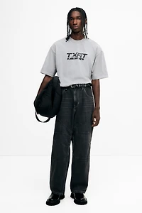 T-shirt délavé ample