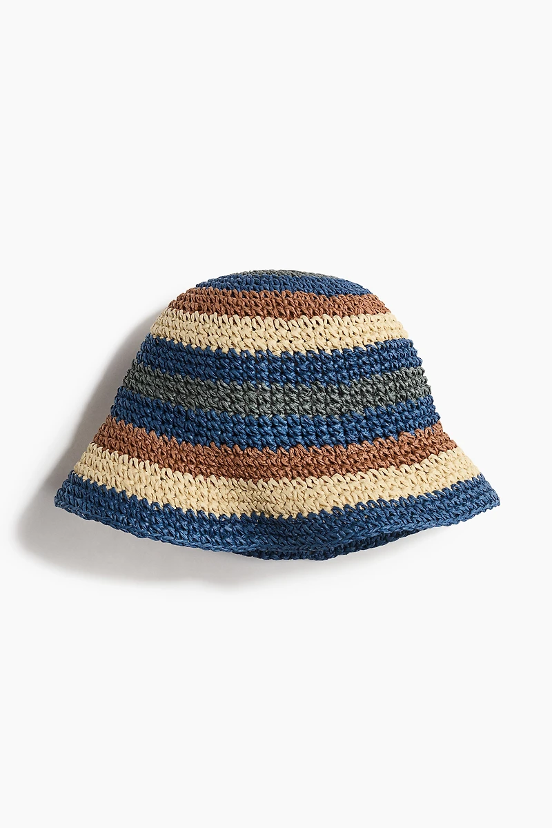 Straw Bucket Hat