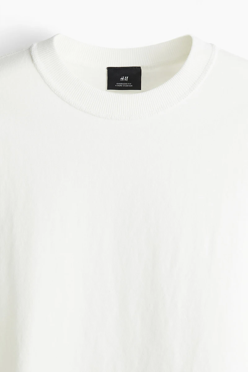 T-shirt délavé Coupe Carrée