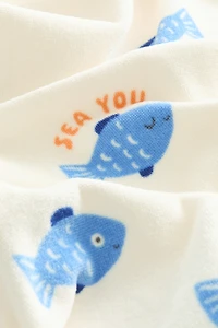 Patterned Bath Towel