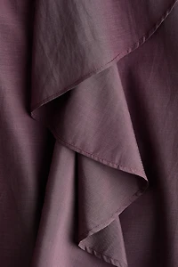 Jupe midi asymétrique