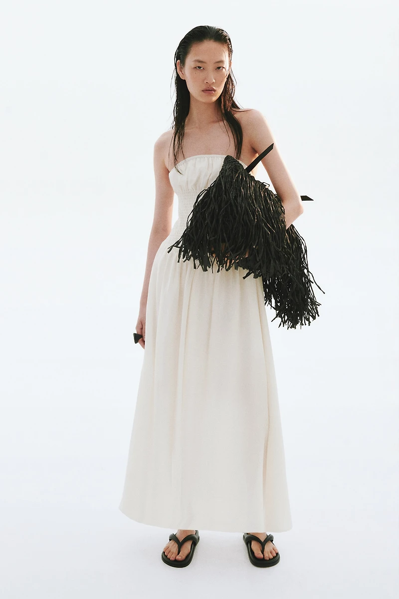 Smocked Bandeau Dress
