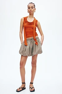 Top with Scarf Collar