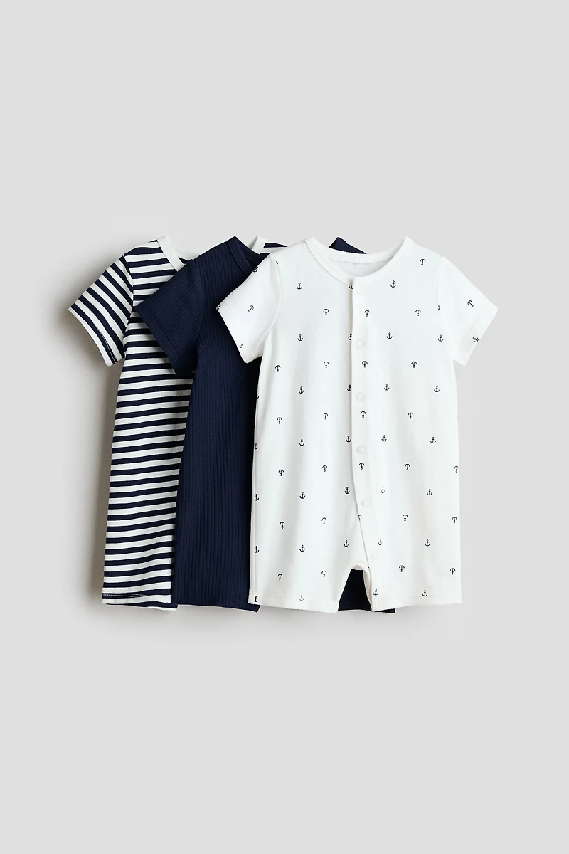 Lot de 3 pyjamas courts