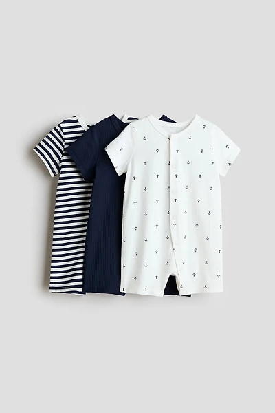 Lot de 3 pyjamas courts