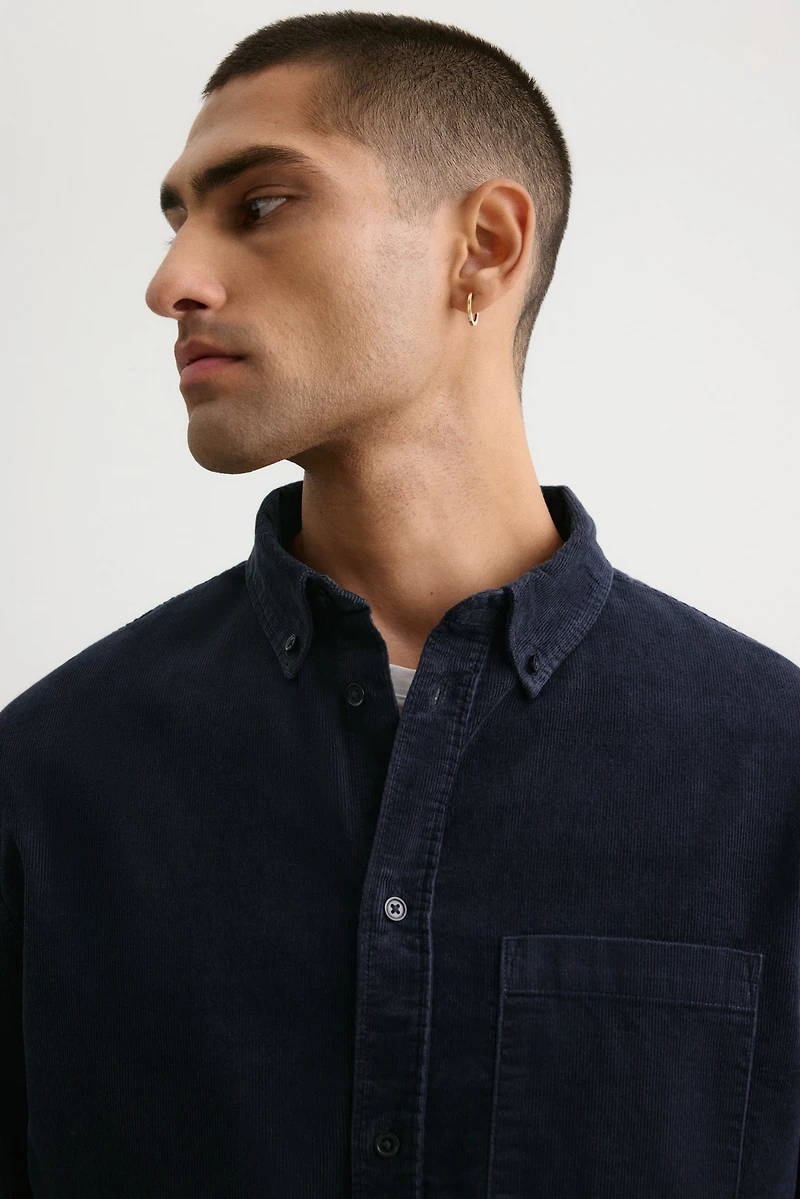 Regular-Fit Corduroy Shirt