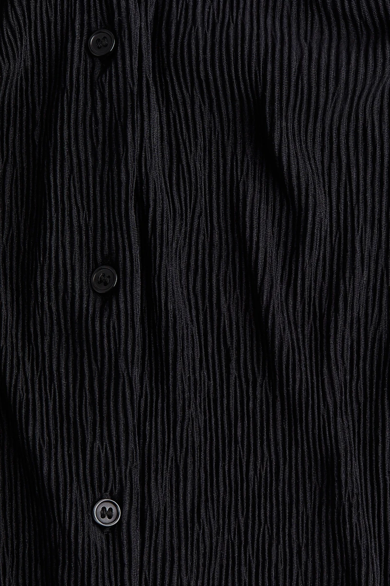 Crinkled Loungewear Shirt