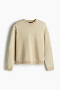 Regular Fit Washed Sweatshirt