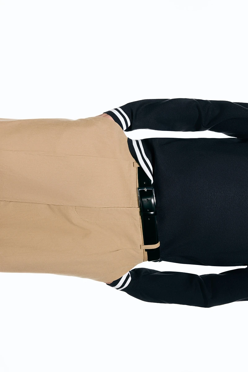 Relaxed-Fit Long-Sleeved Polo Shirt