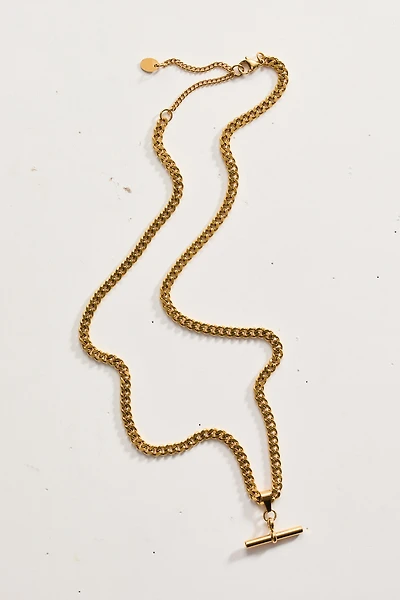 Waterproof T-Bar Necklace
