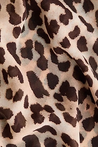 Scarf-Collar Chiffon Top