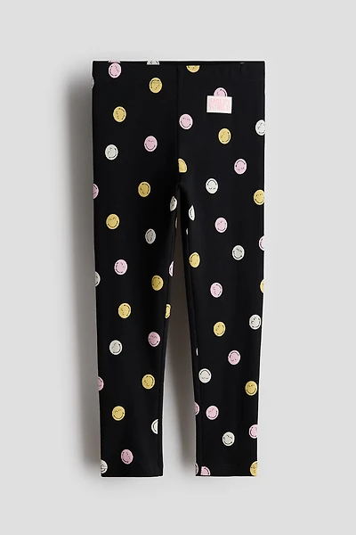 Printed Cotton Leggings