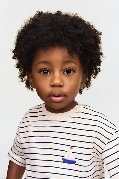 Embroidered-Detail T-Shirt