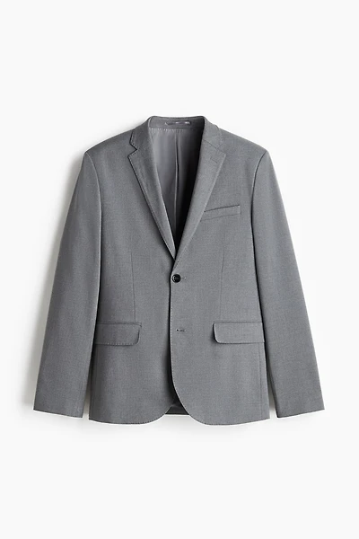 Slim-Fit Single-Breasted Jacket