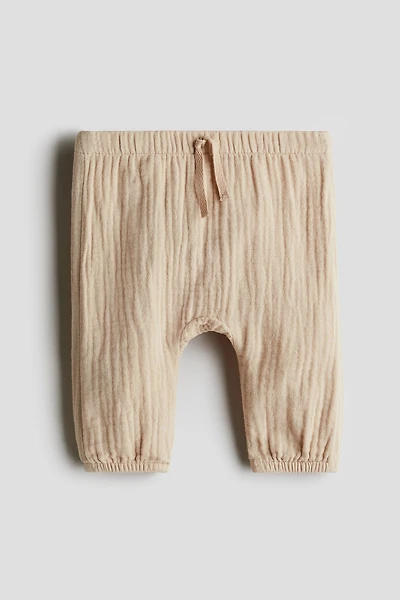 Pantalon en mousseline de coton