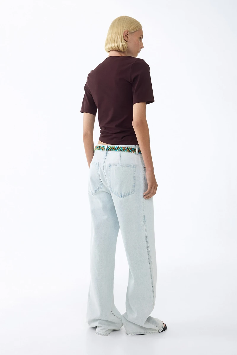 Draped Asymmetric Top