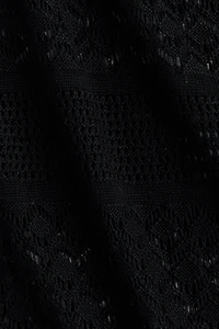 Pointelle-Knit Maxi Dress