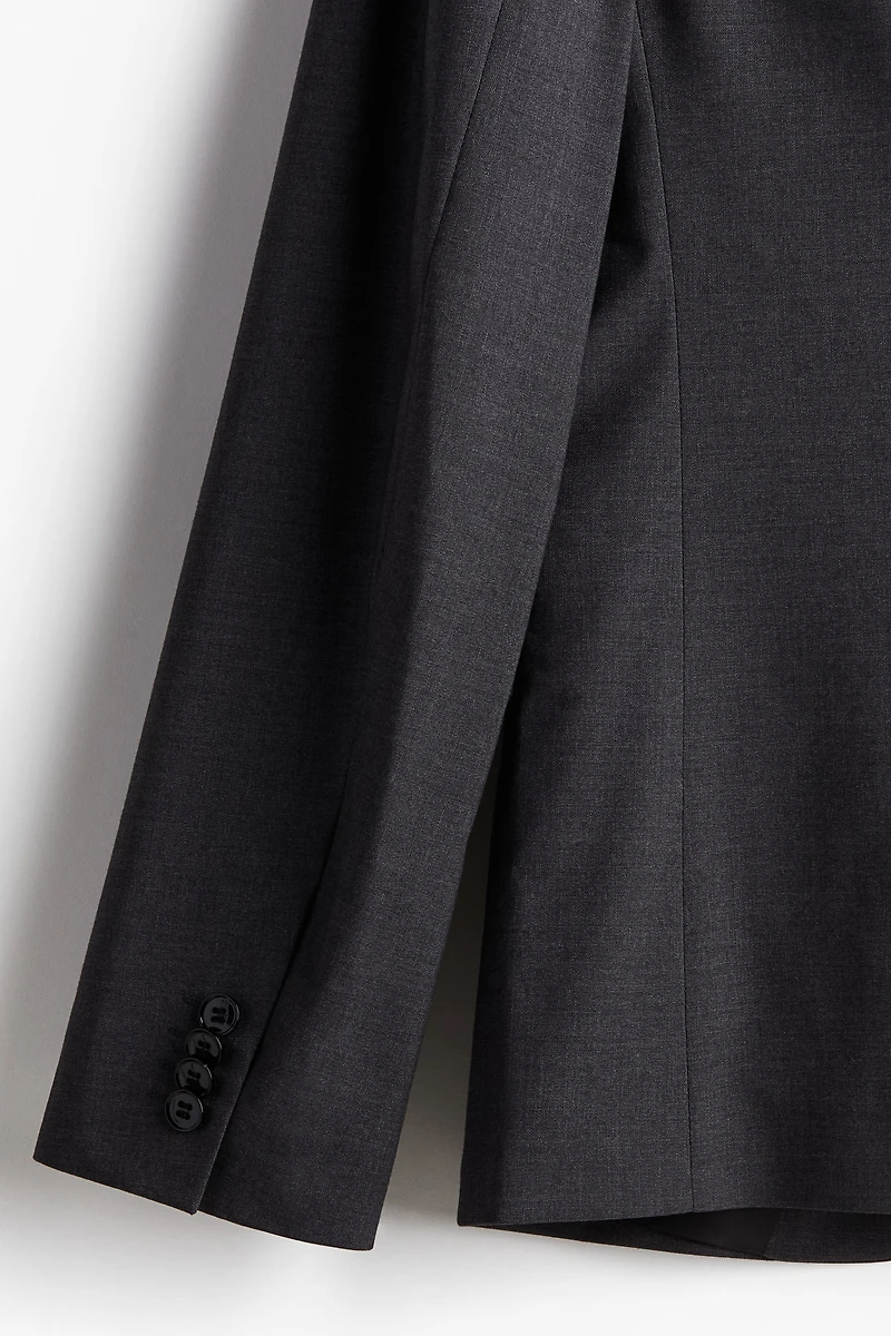 Skinny Fit Single-Breasted Jacket