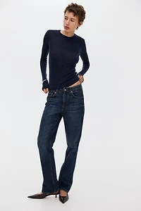 Fine-Knit Wool Top