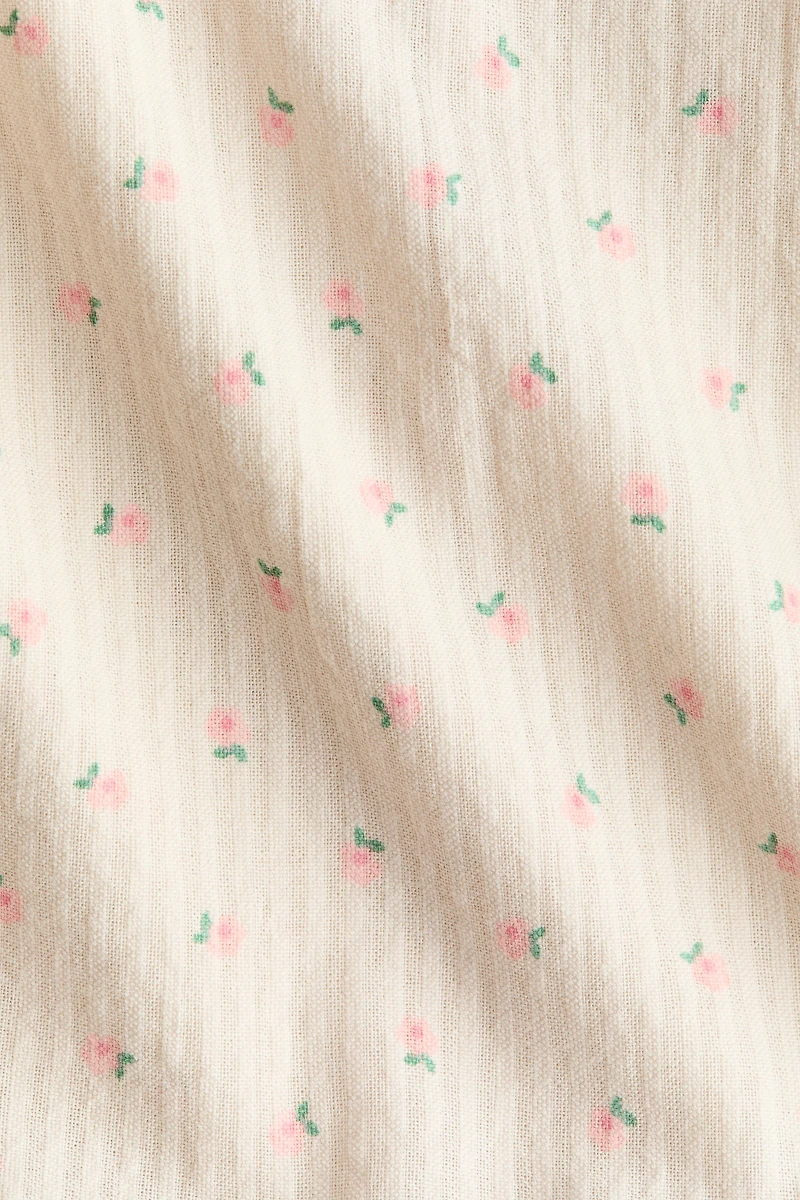 Tiered Seersucker Dress