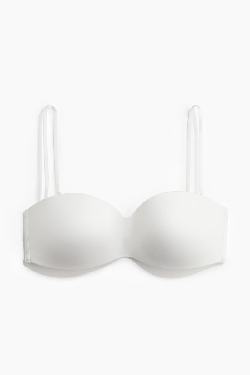 Padded Microfiber Bandeau Bra