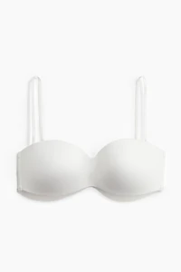 Padded Microfiber Bandeau Bra
