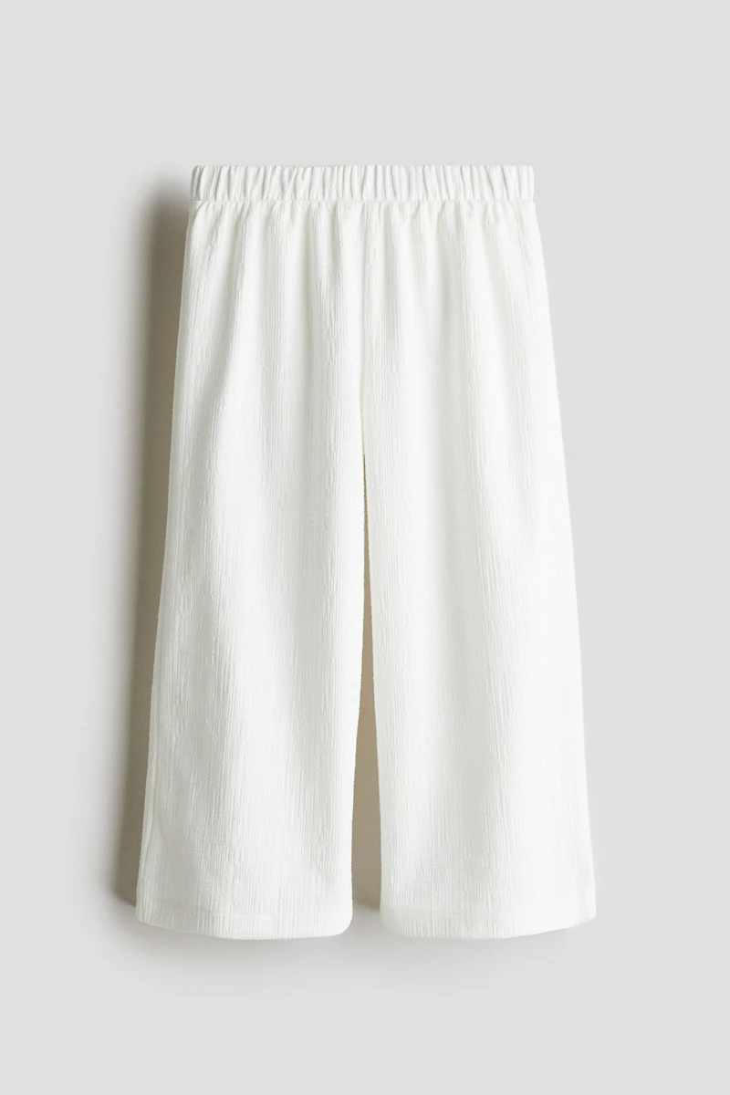 Wide-Leg Jersey Pants