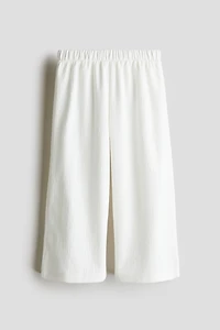 Wide-Leg Jersey Pants