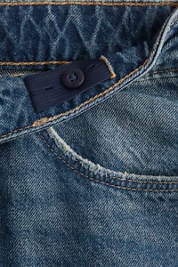 Loose-Fit Denim Shorts