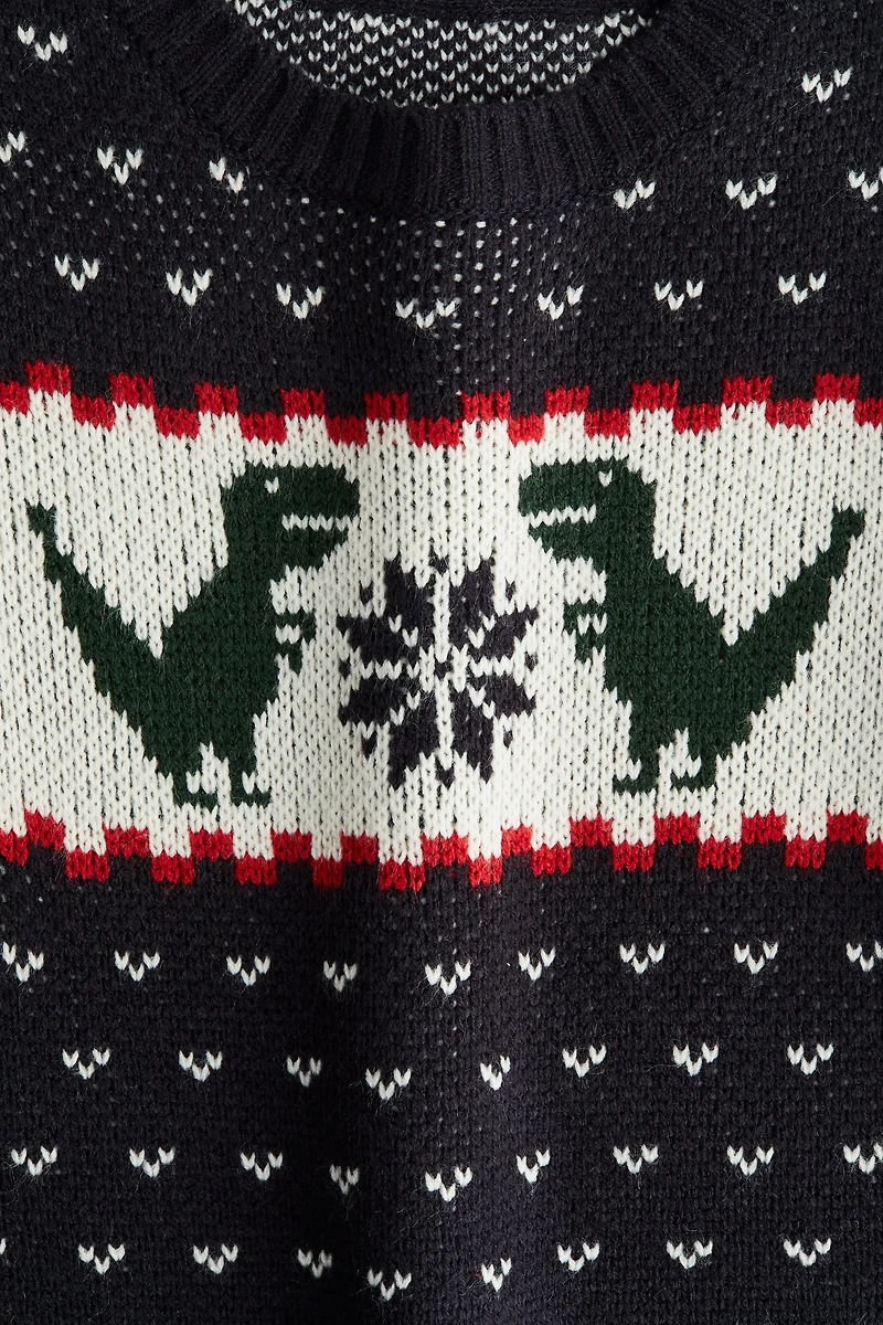 Chandail en tricot jacquard