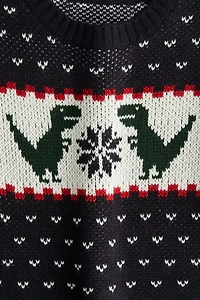 Chandail en tricot jacquard