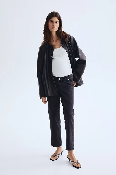 MAMA Before & After Straight Low Ankle Jeans