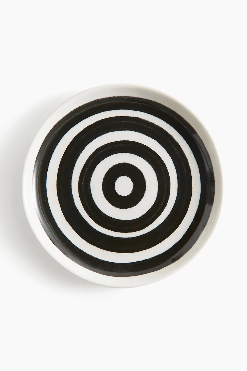 Patterned Stoneware Side Plate