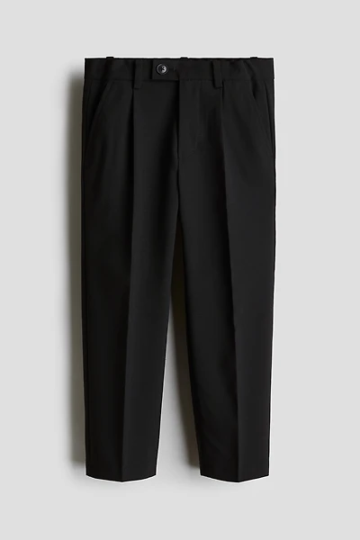 Pantalon de costume en laine mélangée