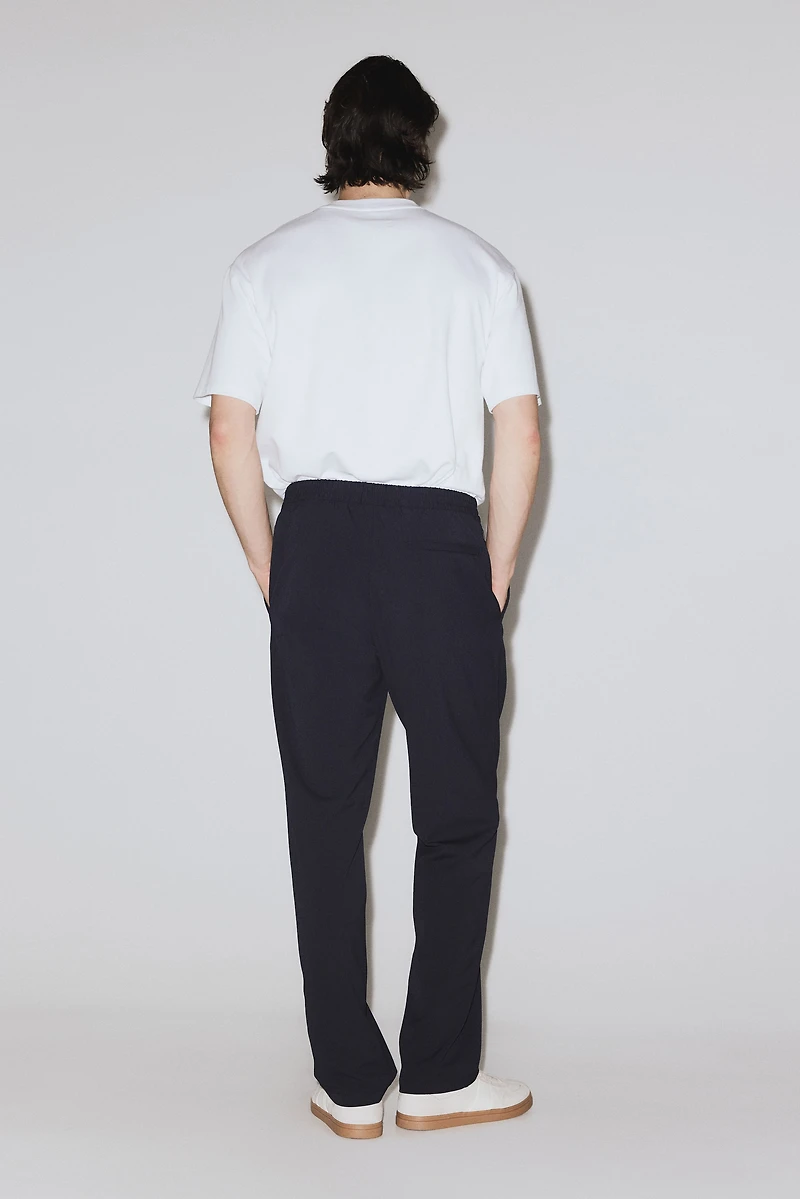 Four-Way Stretch Regular-Fit Pull-On Pants