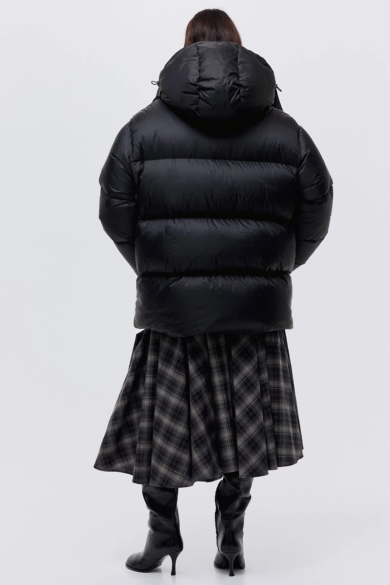 Veste à capuche en duvet