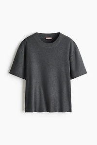 Fine-Knit T-Shirt