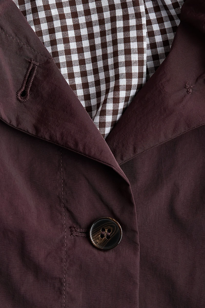 Veste ample à effet bouffant au bas