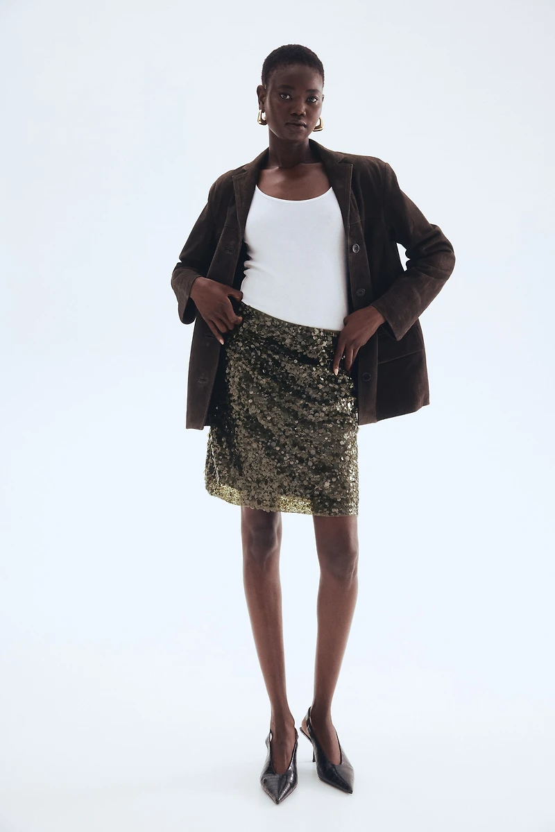 Jupe à sequins