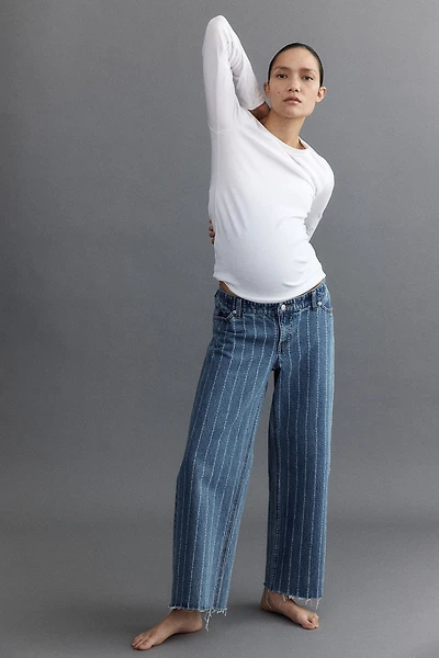 MAMA Before & After Wide Jeans