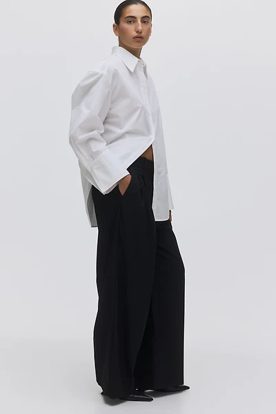 Wide-Leg Dress Pants