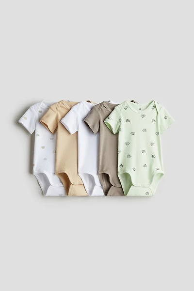 5-pack Cotton Bodysuits