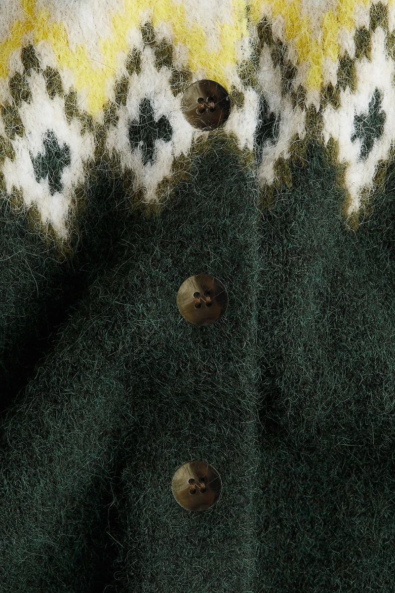 Gilet en tricot jacquard