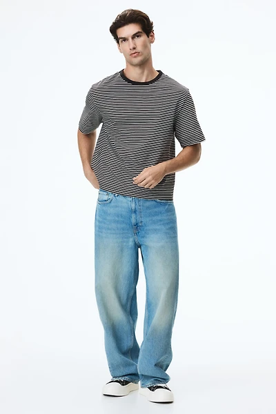 Jean ample coupe tonneau