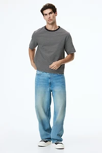 Jean ample coupe tonneau
