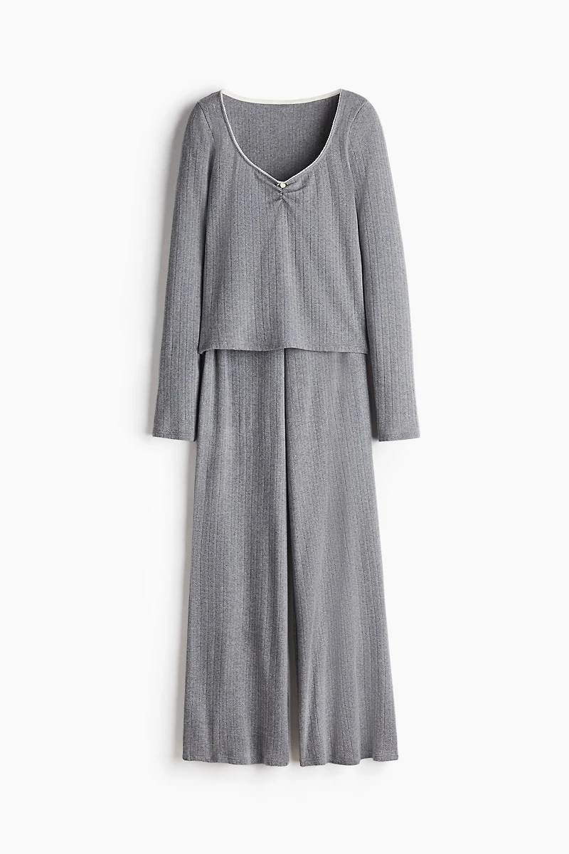 Cotton Pointelle Pajamas