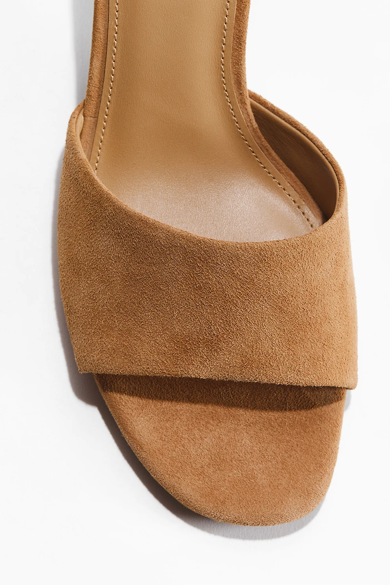 Heeled Suede Sandals